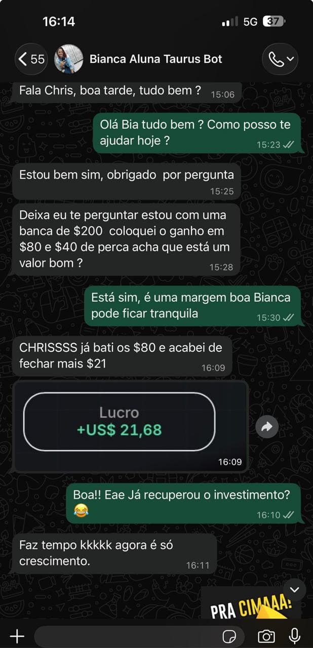Depoimento de cliente